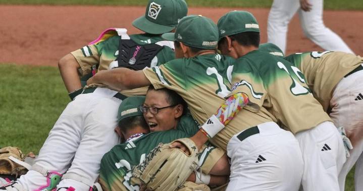 Taiwan shuts out Nevada for long-awaited Little League World Series title