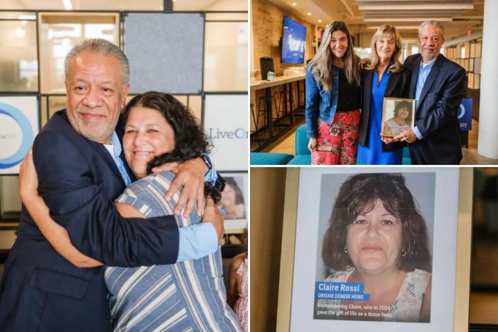 Long Island man meets kin of stranger who donated life-saving liver to him: 'She was my angel'