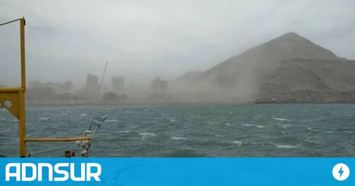 23:00 La ráfaga más fuerte en Comodoro fue de 93km/h durante la noche de este sábado