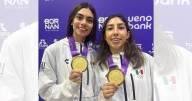 Andrea Zambrano y Zaira Salgado se bañan en oro