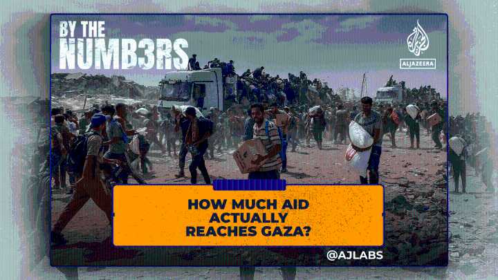 How much aid actually reaches Gaza?