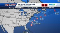 Hurricane Erin: Maps, spaghetti models
