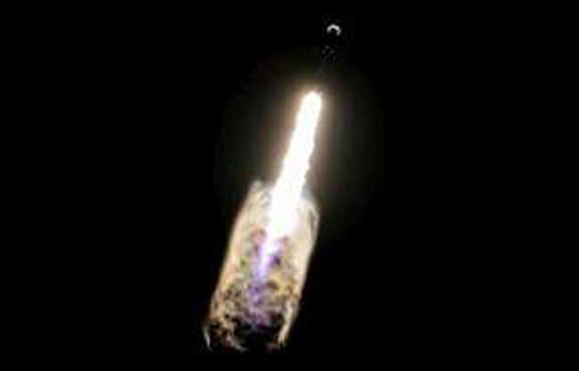 Lanzan dron espacial secreto X-37B en cohete Falcon 9 de Spacex