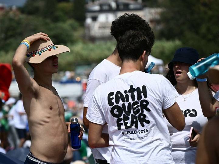 Hundreds of thousands of young Catholics have poured into Rome
