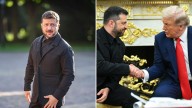 Hilarious moment Zelensky gets revenge on reporter who criticised him for not wearing suit to first Oval Office meeting