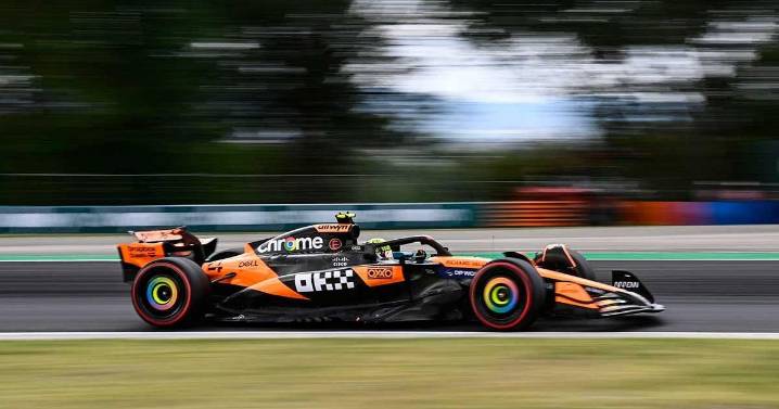 Norris por encima de Piastri en el primer libre del GP de Hungría
