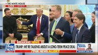MAGA Host Who Attacked Zelensky’s T-Shirt Apologizes at Oval Office Presser