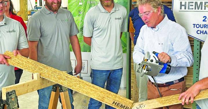Paul comes to Calloway to honor Hempwood plant expansion