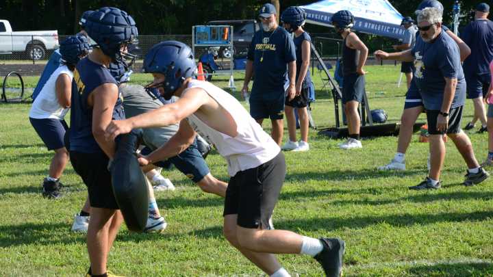 Video: Whiteford football holds second day of training camp