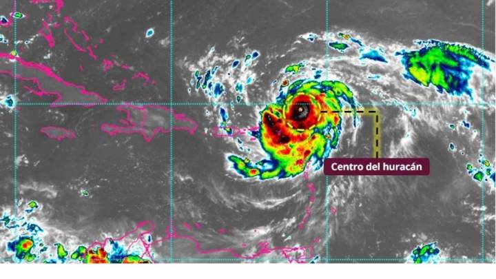 Huracán Erin alcanza categoría 5 en el Atlántico