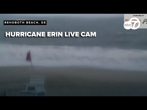 LIVE BEACH CAM: Tracking Hurricane Erin along the Northeast coast as dangerous currents expected