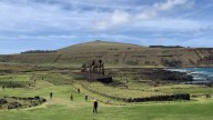 Las icónicas estatuas moai de Rapa Nui están amenazadas por el aumento del nivel del mar