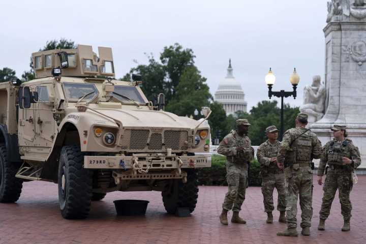 One civilian injured in crash with D.C. National Guard military vehicle
