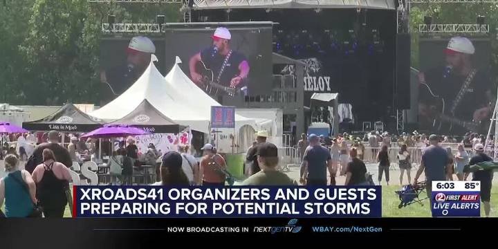 XRoads41 organizers and guests preparing for potential storms