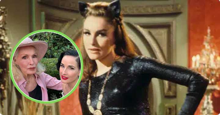 Original ‘Catwoman’ Julie Newmar Celebrates 92nd Birthday Alongside Burlesque Queen Dita Von Teese