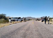 Abandonan malandros troca con armas en Aldama