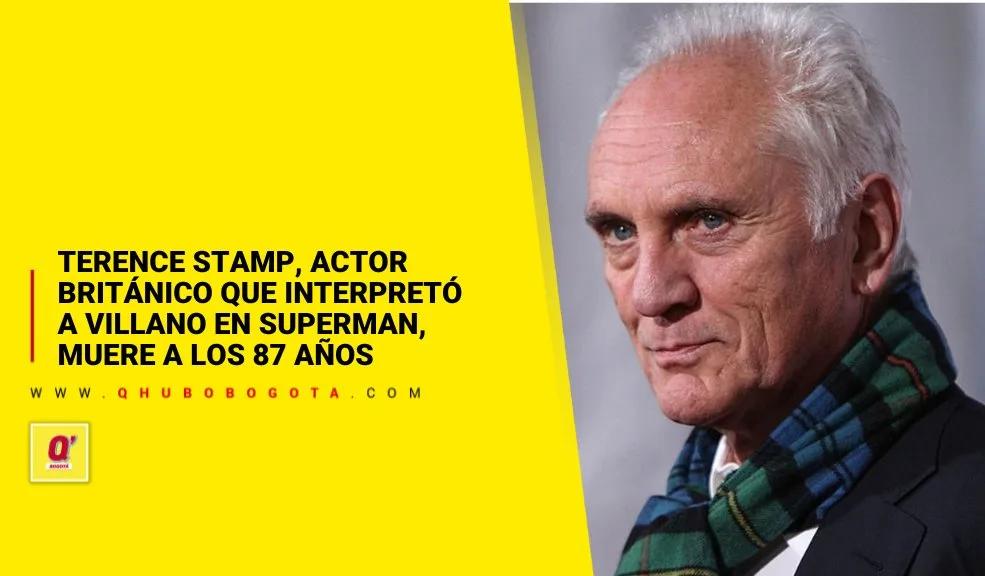 Terence Stamp, actor británico que interpretó a villano en Superman, muere a los 87 años