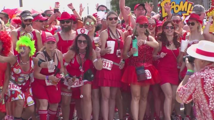 Yes to the dress! | New Orleans dresses up for the charitable event Red Dress Run