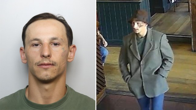 Tattoo-faced man on the run from police spotted at pub