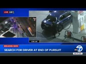 Driver who got gas during pursuit escapes off on foot after wild chase