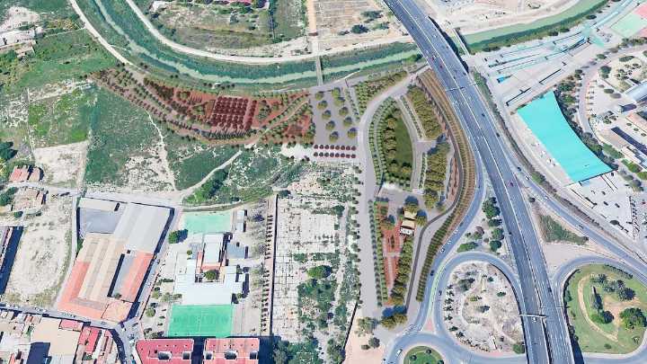 Murcia | Huermur denuncia que el Parque Metropolitano Oeste mantendrá entubada la acequia Almohajar