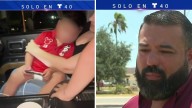 Hombre dice que si se tarda diez segundos más hubieran atropellado a bebé