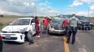 Choque en la vía México–Veracruz deja tres personas lesionadas, a la altura de Calpulalpan