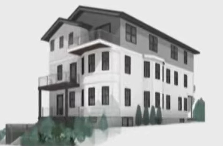 Board declares plans to rebuild fire-ravaged Oak Square two-family with two additional units to be tip top