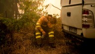 Muere un bombero en el vuelco de una autobomba en las labores de extinción en León