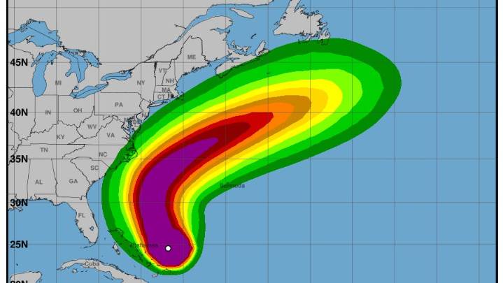Hurricane Erin projected path, Florida impacts, spaghetti models