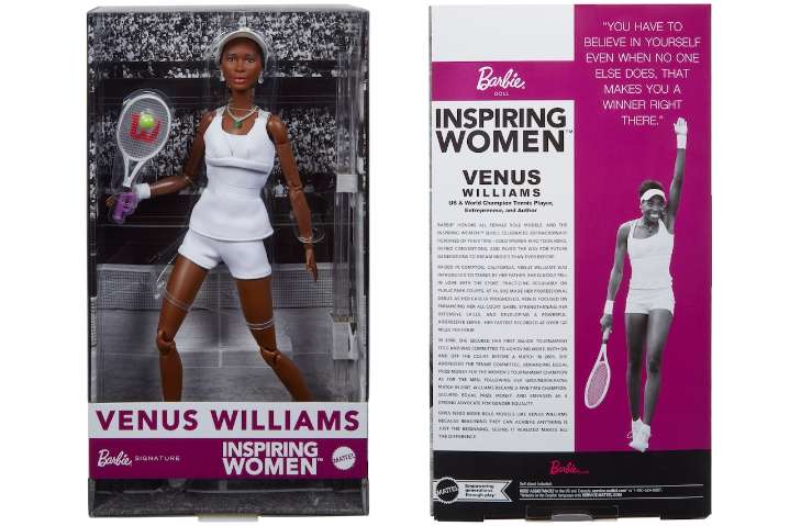 Barbie’s Inspiring Women doll collection adds tennis great Venus Williams