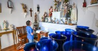 Once-a-year Mass celebrates Louisiana's 'smallest church in the world' on the Mississippi River