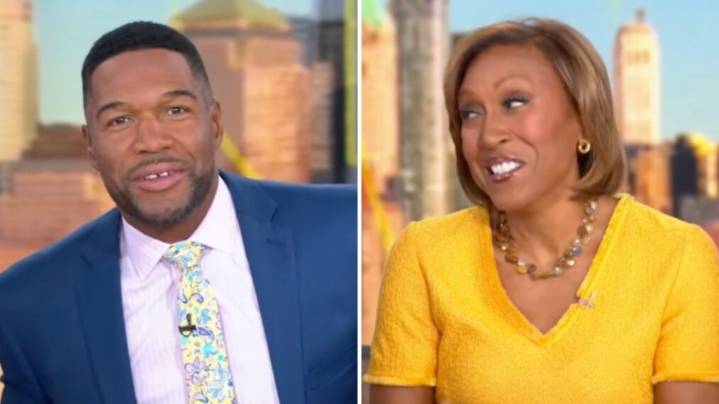 ‘GMA’s Robin Roberts Mocks Michael Strahan’s Teeth Gap Amid On