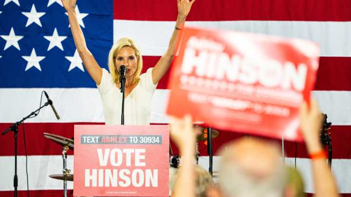 U.S. Rep. Ashley Hinson speaks to Iowans at annual BBQ Bash fundraiser