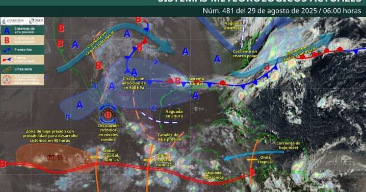 Espera Colima lluvias muy fuertes y calor intenso