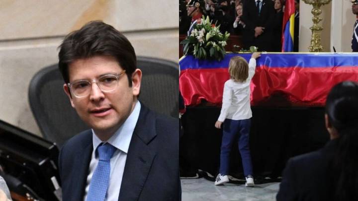 Video | Hijo de Miguel Uribe protagoniza emotivo momento durante funeral de su padre - Canal 1