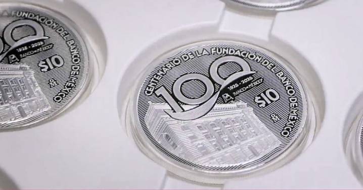 Banco de México lanza moneda conmemorativa de plata por su centenario: conoce dónde comprarla