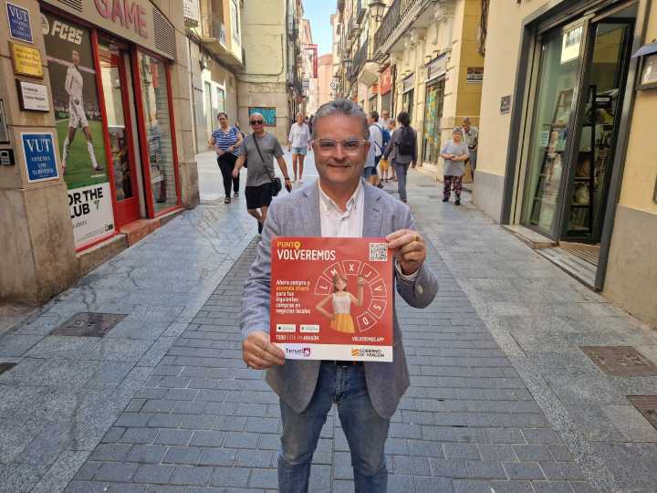 Se anima a colaborar en el programa «Volveremos» a los establecimientos turolenses