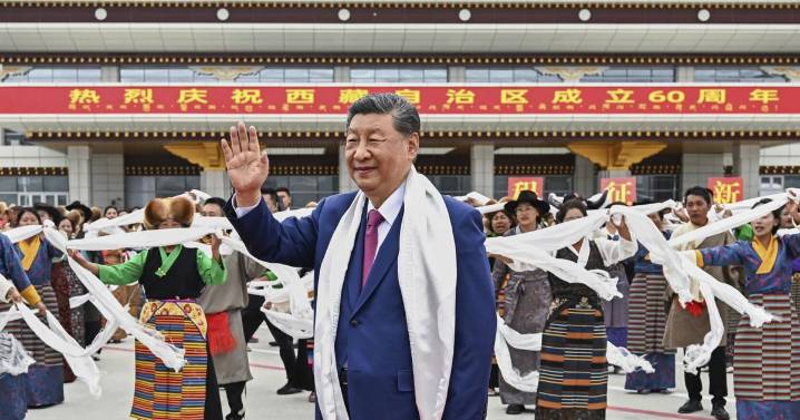 Grand ceremony and parade mark 60 years of Chinese Communist Party rule in Tibet