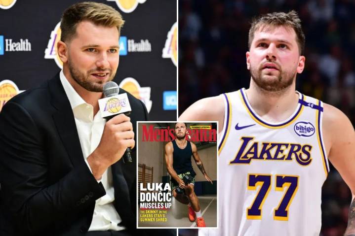 Full extent of Luka Doncic's weight loss revealed after signing Lakers extension