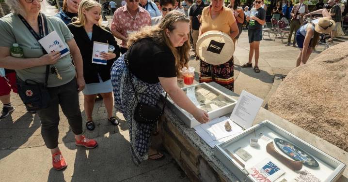 25-year-old time capsule opened in Millennium Park
