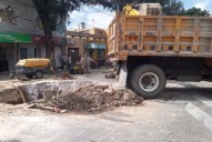 Reportan socavón en Calzada de los Misterios