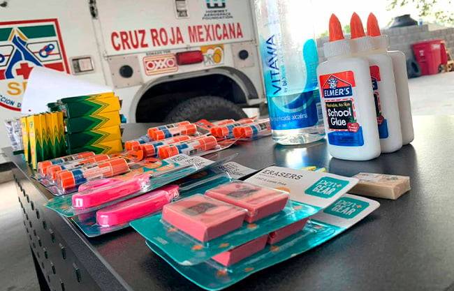 Inicia Cruz Roja recolección de útiles escolares