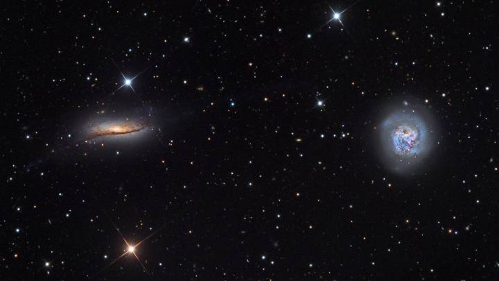 Pair of colliding galaxies may hint at the fate of the Milky Way and its closest galactic neighbor