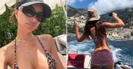 Bikini-Clad Emily Ratajkowski Exposes Her Butt During Italy Vacation: Photos