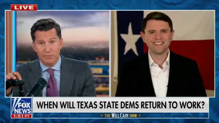 Texas Dem and Fox’s Will Cain Trade Blows Online After Abrupt End to Interview