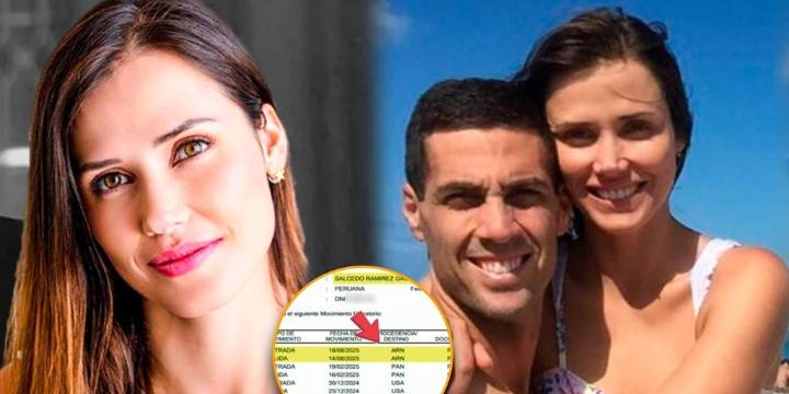Maju Mantilla y Gustavo Salcedo tuvieron último viaje a Argentina dos días antes de la ruptura
