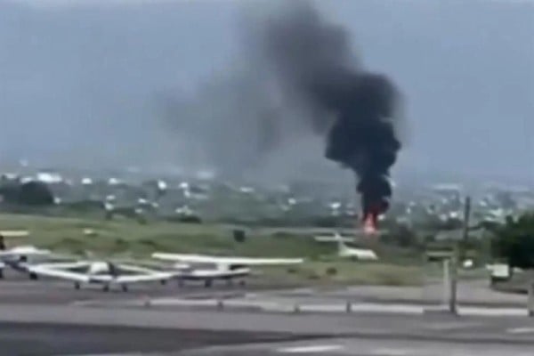 Se accidenta avioneta en aeropuerto de Cuernavaca
