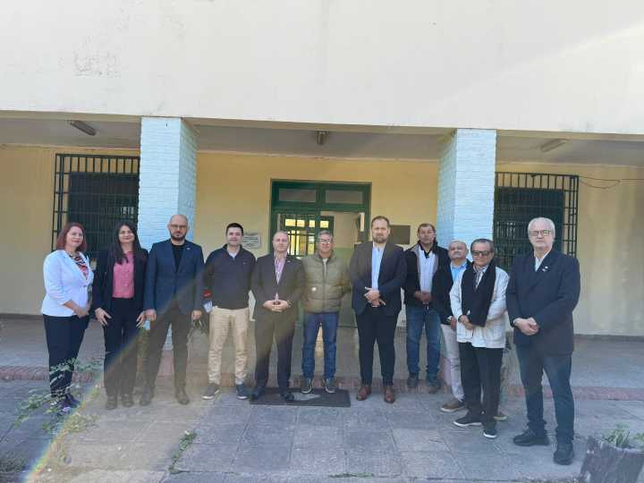 El intendente Bruno Cipolini recibió a diplomáticos de Montenegro