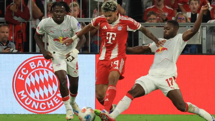 Luis Díaz se fue de 'combo' completo con el Bayern Múnich; vea su asistencia contra Leipzig